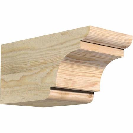 Ekena Millwork New Brighton Rough Sawn Rafter Tail, Douglas Fir, 6"W x 6"H x 12"L RFT06X06X12NEB00RDF